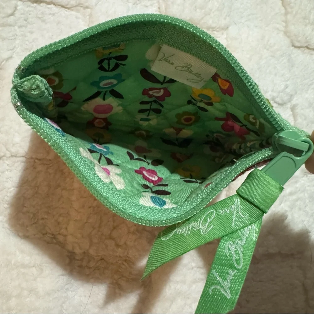 Vera Bradley Tutti Frutti Quilted Coin Purse, 5” x 3.75”, Retired Pattern